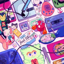 Eveによる『feel like』のカバーアート