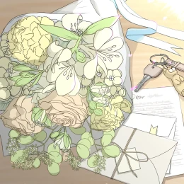 Cover art for Hanataba by Mosawo